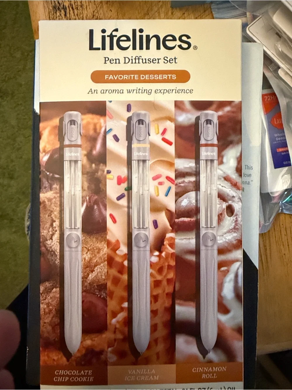 Pen Diffuser Set – Favorite Desserts Scented Pens (White)